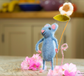 Pretty Blue Mouse with Flower