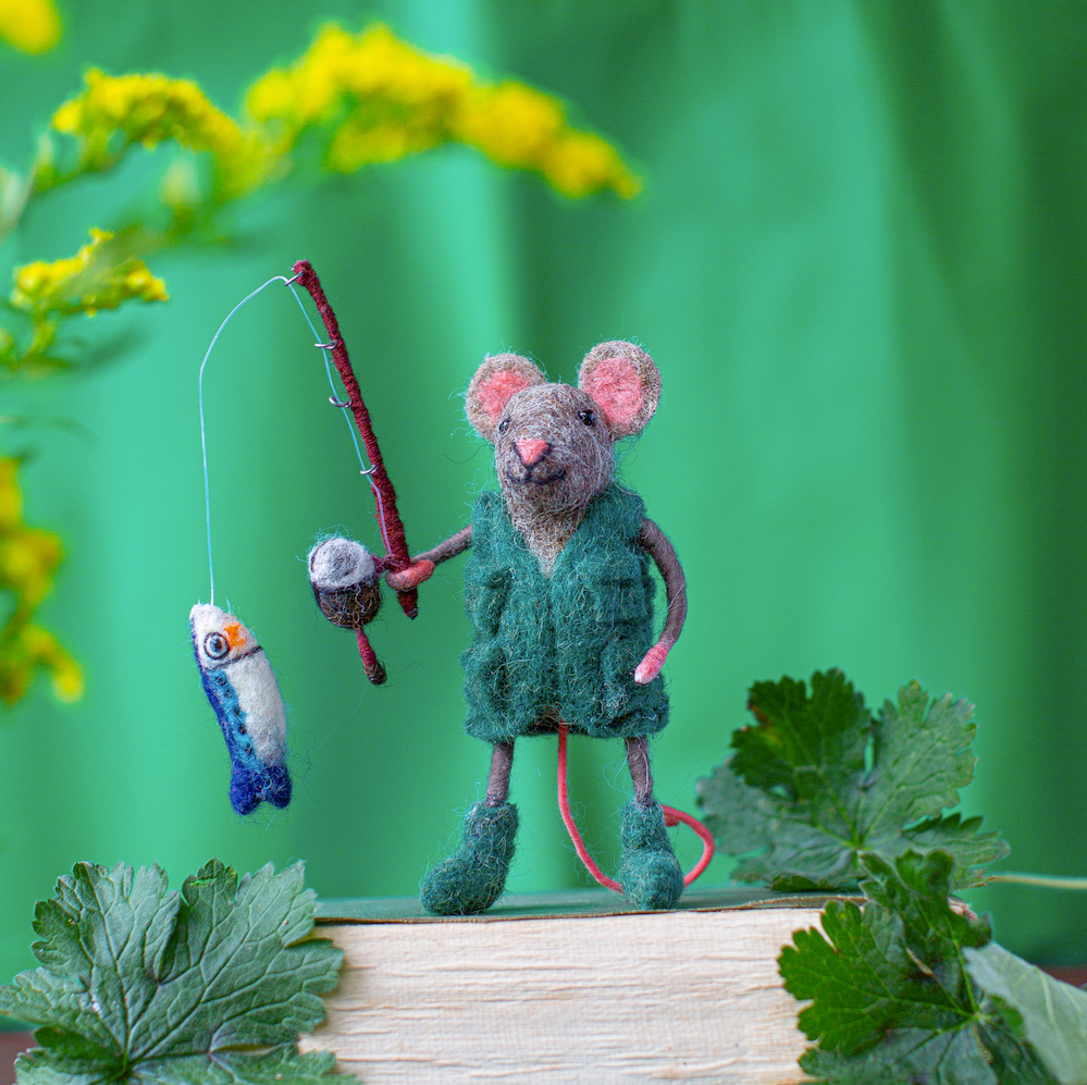 UK Spring Collection - Adorable Mice & Sheep Figurines - Sew Heart Felt