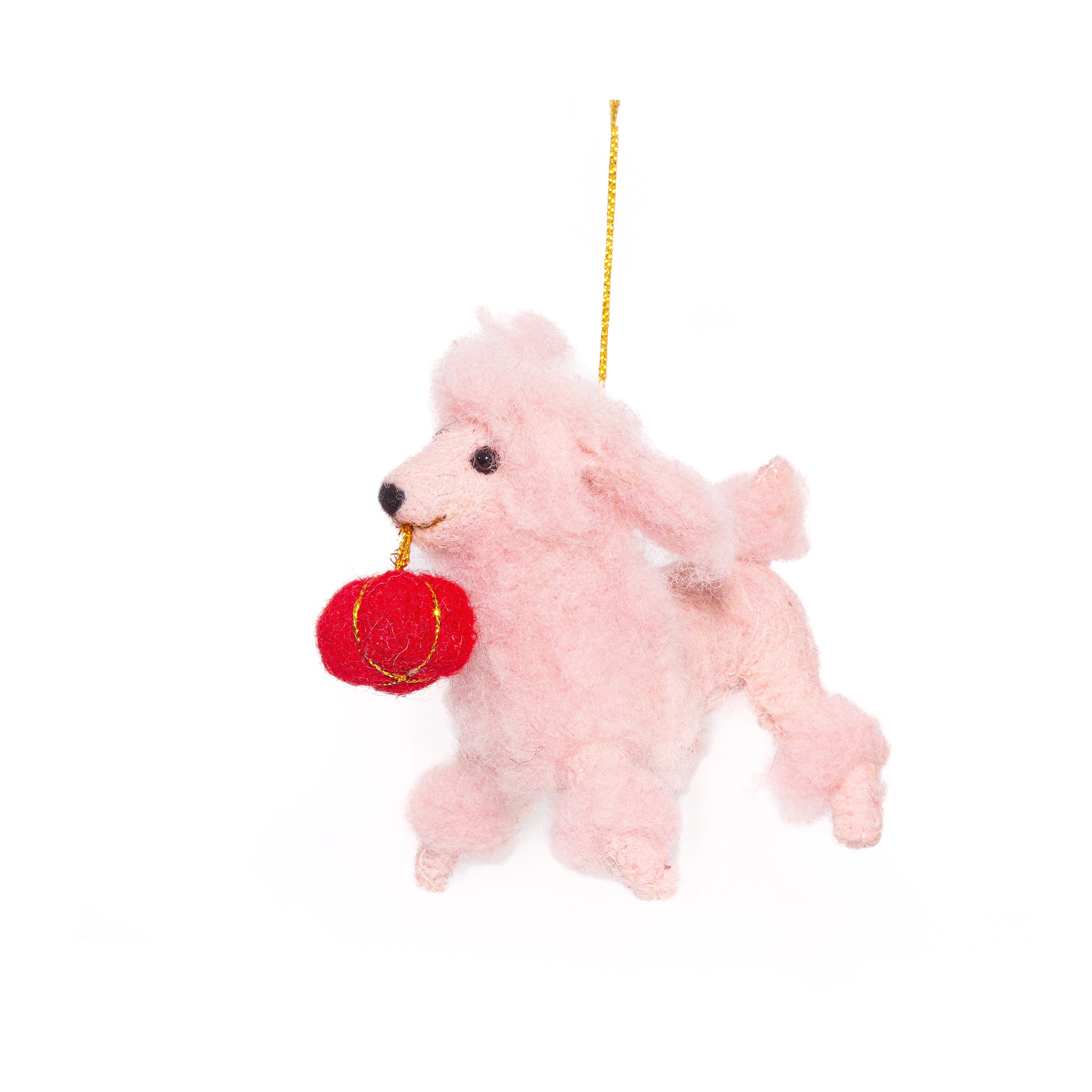 Purdy the Poodle Christmas Decoration