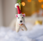 Bonnie Westie Christmas Decoration