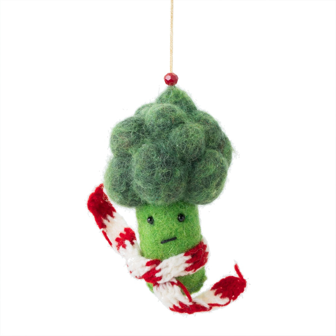 Bradley Broccoli Decoration Sew Heart Felt