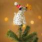 Christmas Star Spotty Dog Tree Topper