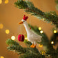NEW Gretel Goose With A Gift Christmas Decoration