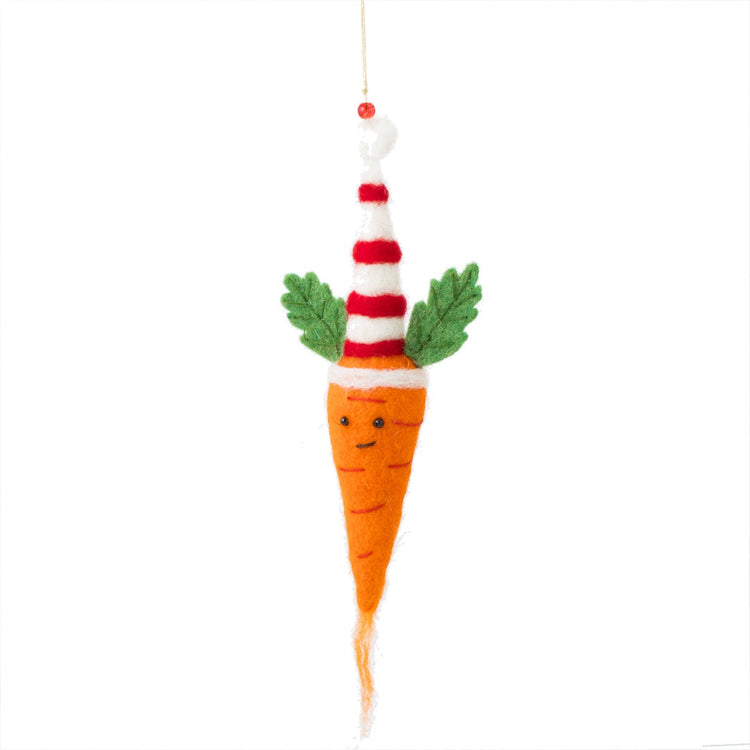 Colin Carrot Decoration Sew Heart Felt