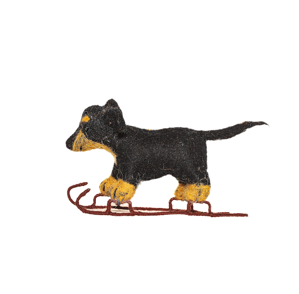 Dustin Dachshund Christmas Decoration