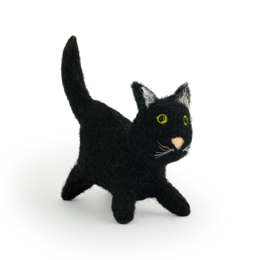 Felt Black Cat