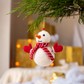 Icy Snowman in a Scarf and Mittens Decoration Sew Heart Felt
