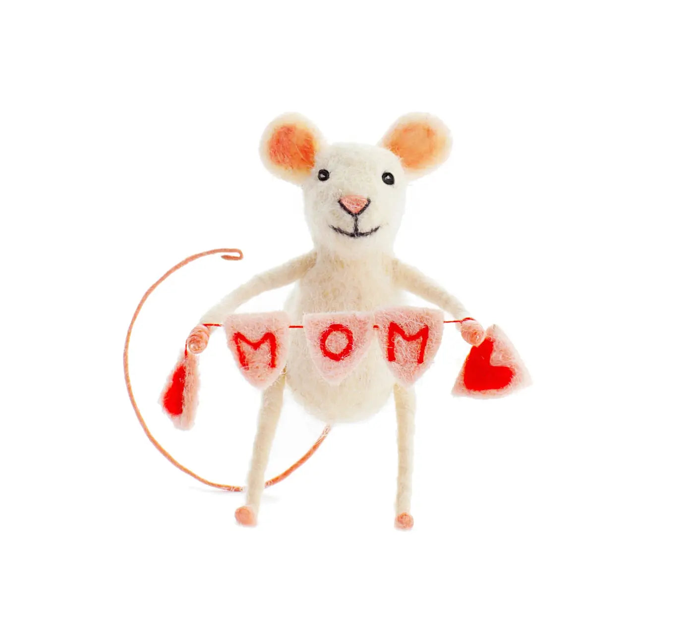 Felt Mom Bunting Mouse Sew Heart Felt
