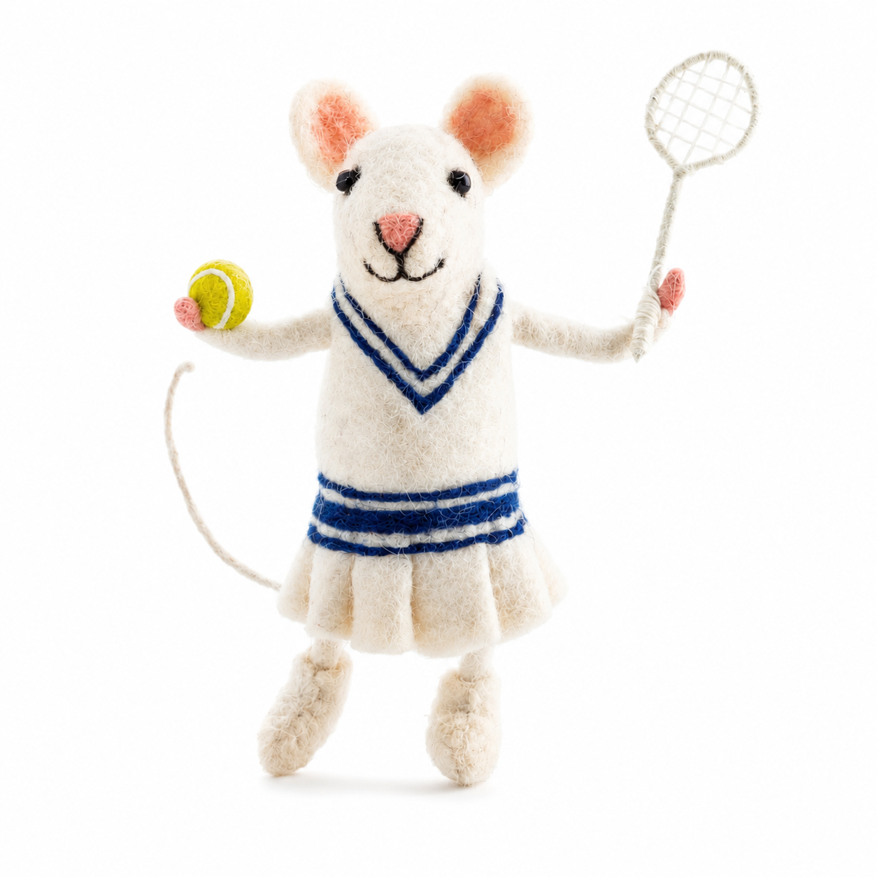 Tennis Mouse Sew Heart Felt