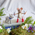 Dog Walker Mouse Sew Heart Felt