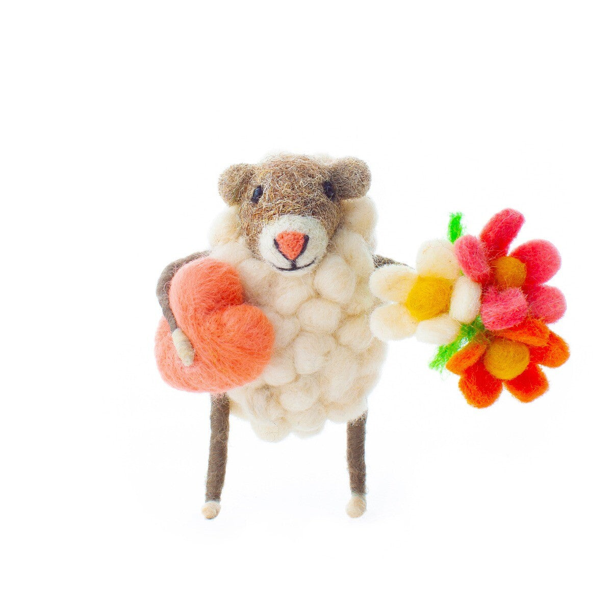 Heart and Flowers Sheep