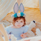 Turquoise Pom Pom Bunny Ears