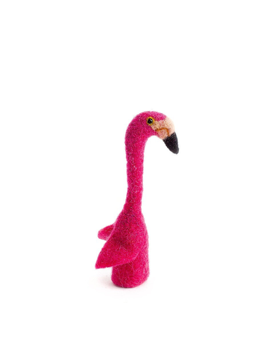 Fanny Flamingo Finger Puppet