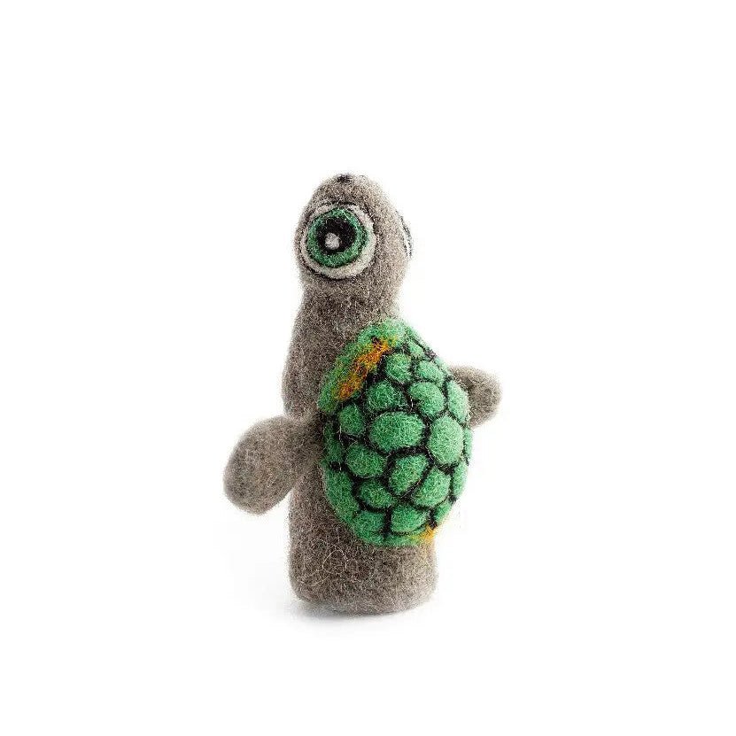 Terry Turtle Finger Puppet Sew Heart Felt