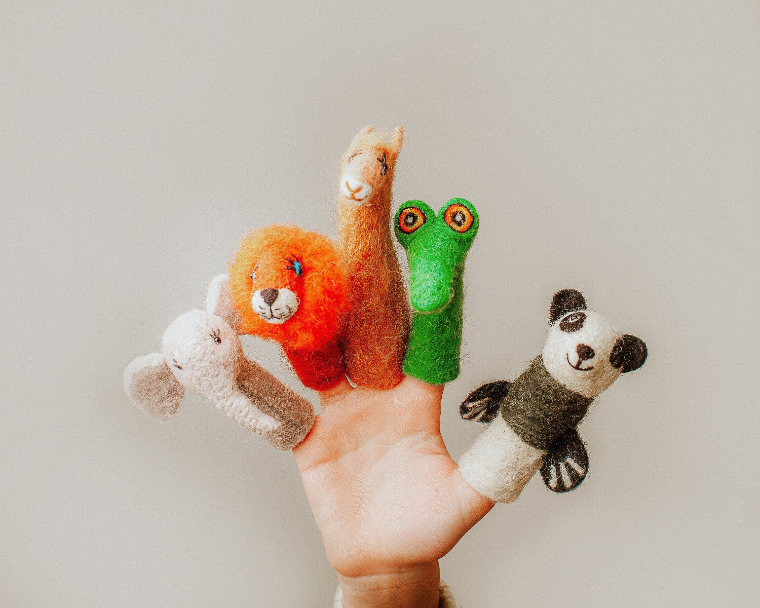 Panda finger puppet cheap