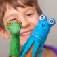 Sally Squid Finger Puppet Sew Heart Felt