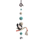 Green Pom Pom Stork Mobile