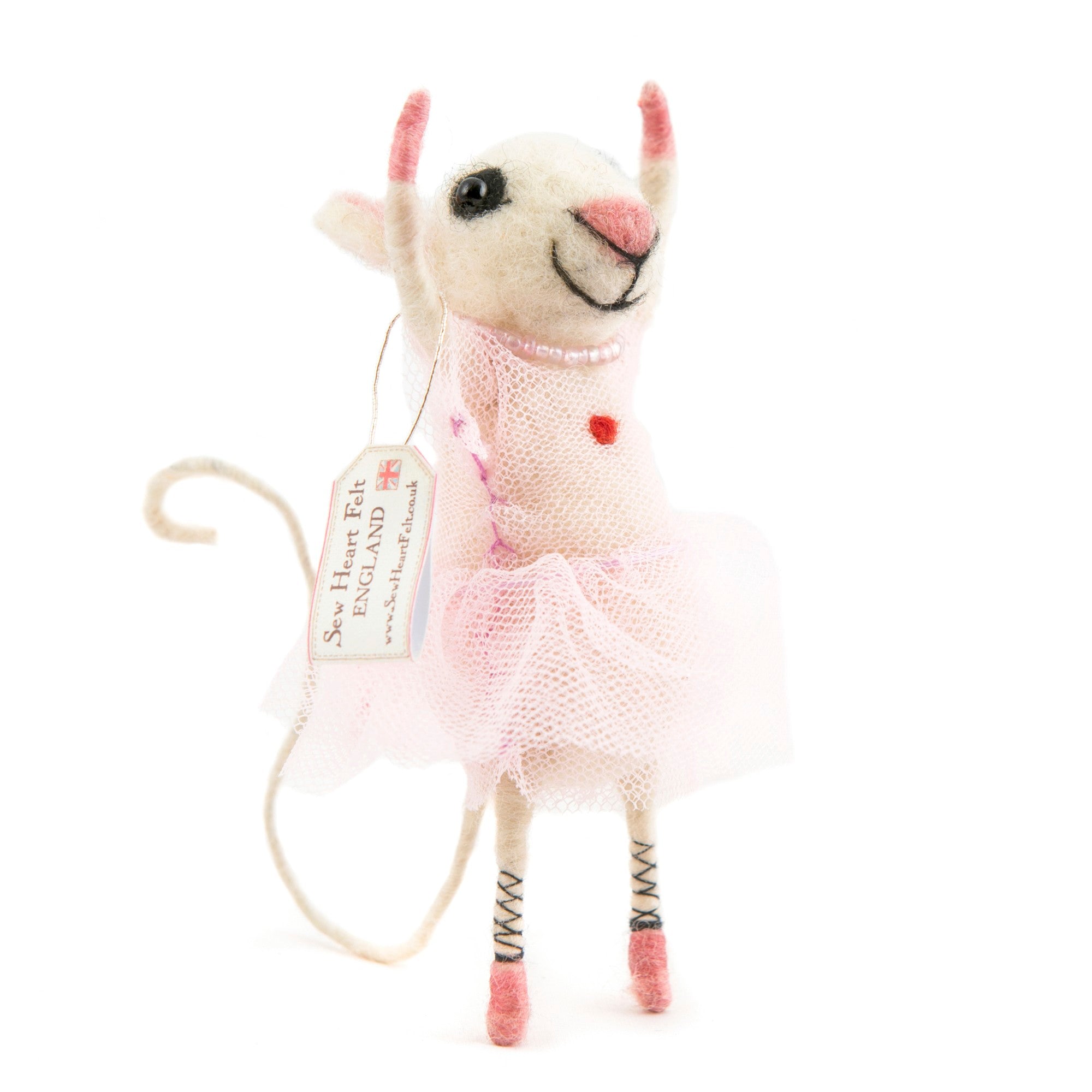 Beautiful Ballet Dancer Felt Mouse