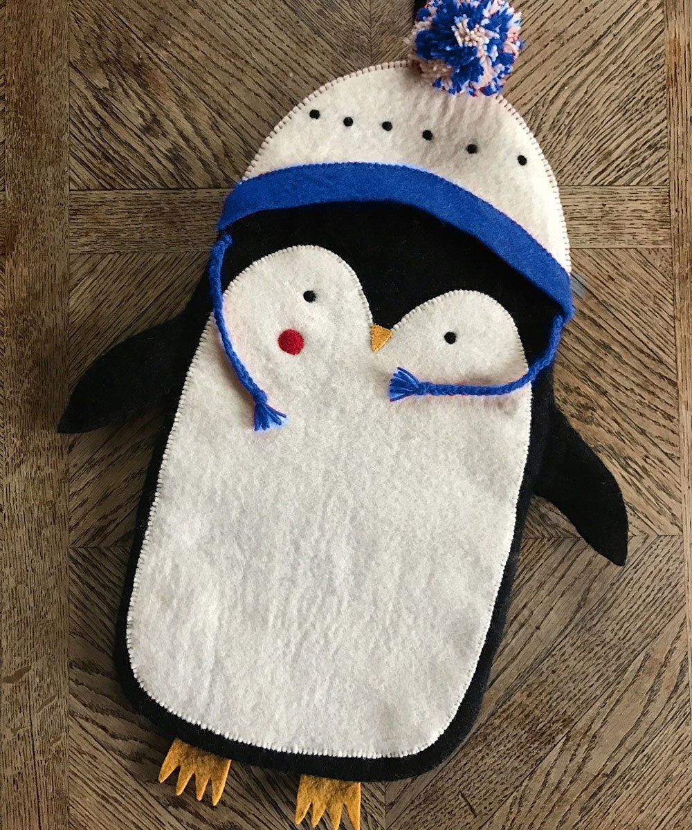 Blue Pete the Penguin Christmas Stocking