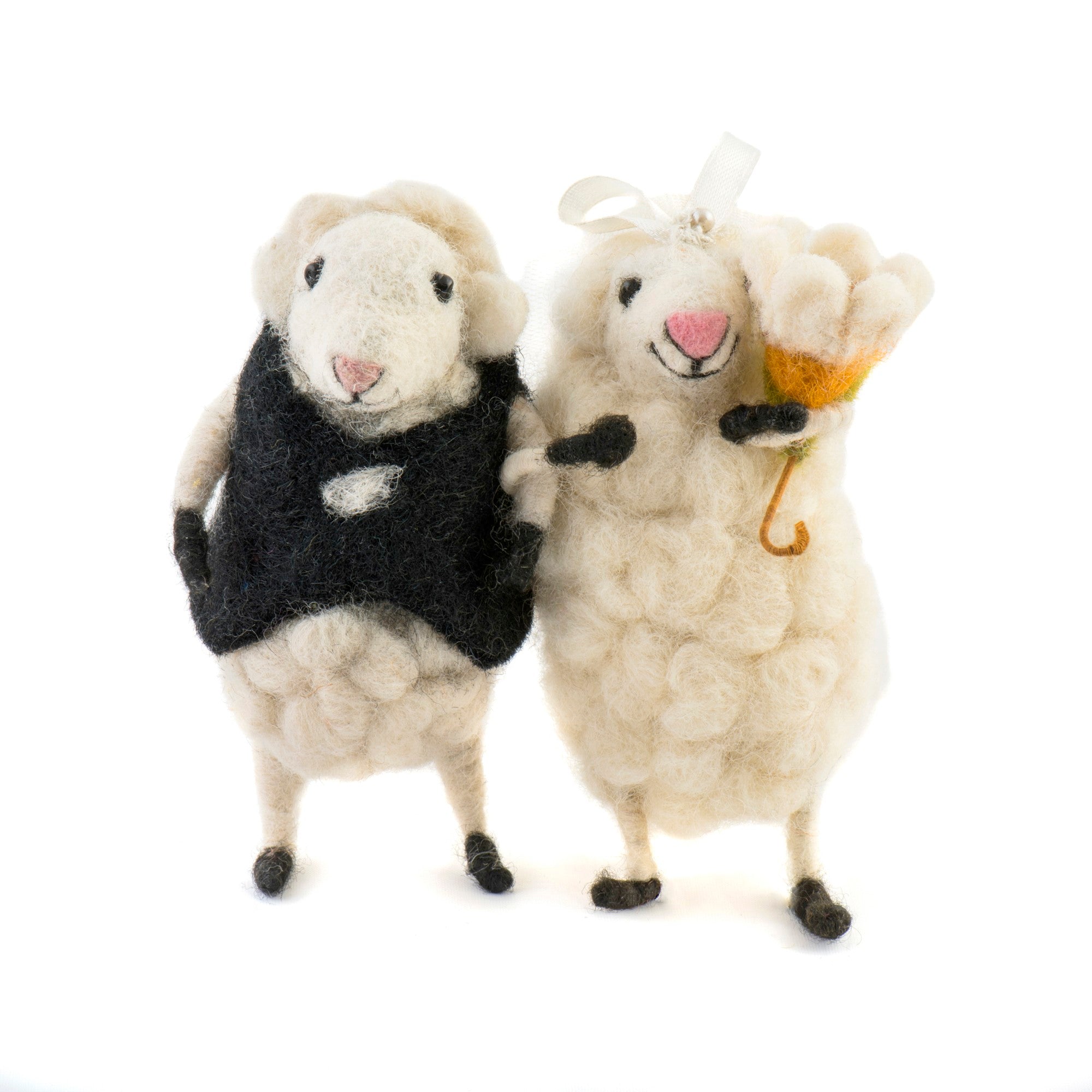 Bride and Groom Wedding Sheep