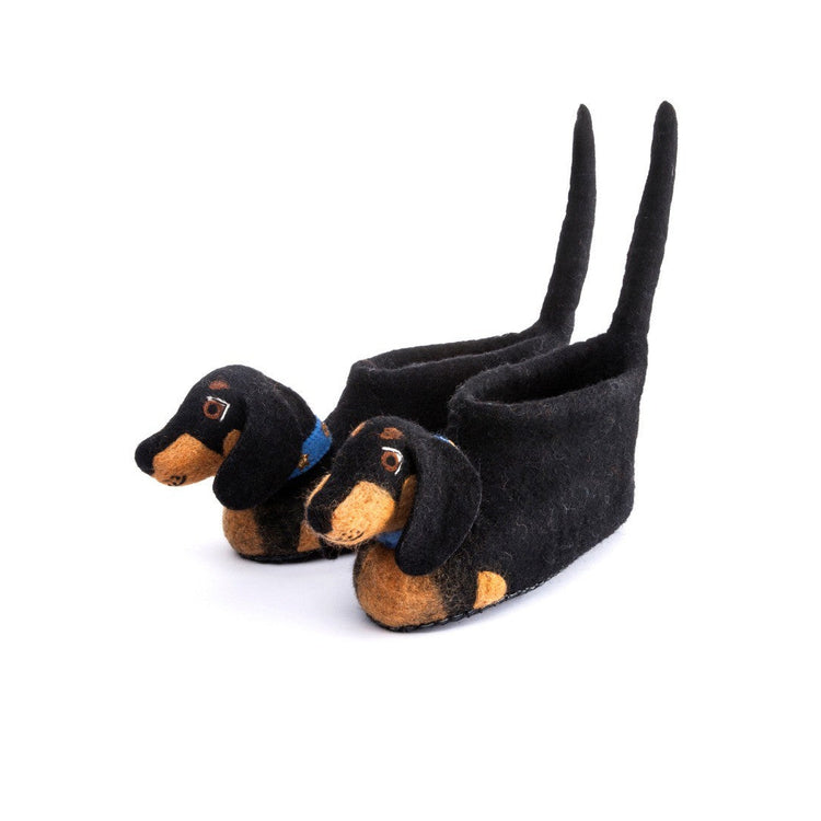 Desmond Dachshund Dog Slippers