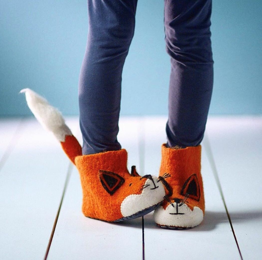 Kids' Finlay Fox Slippers - Main Image