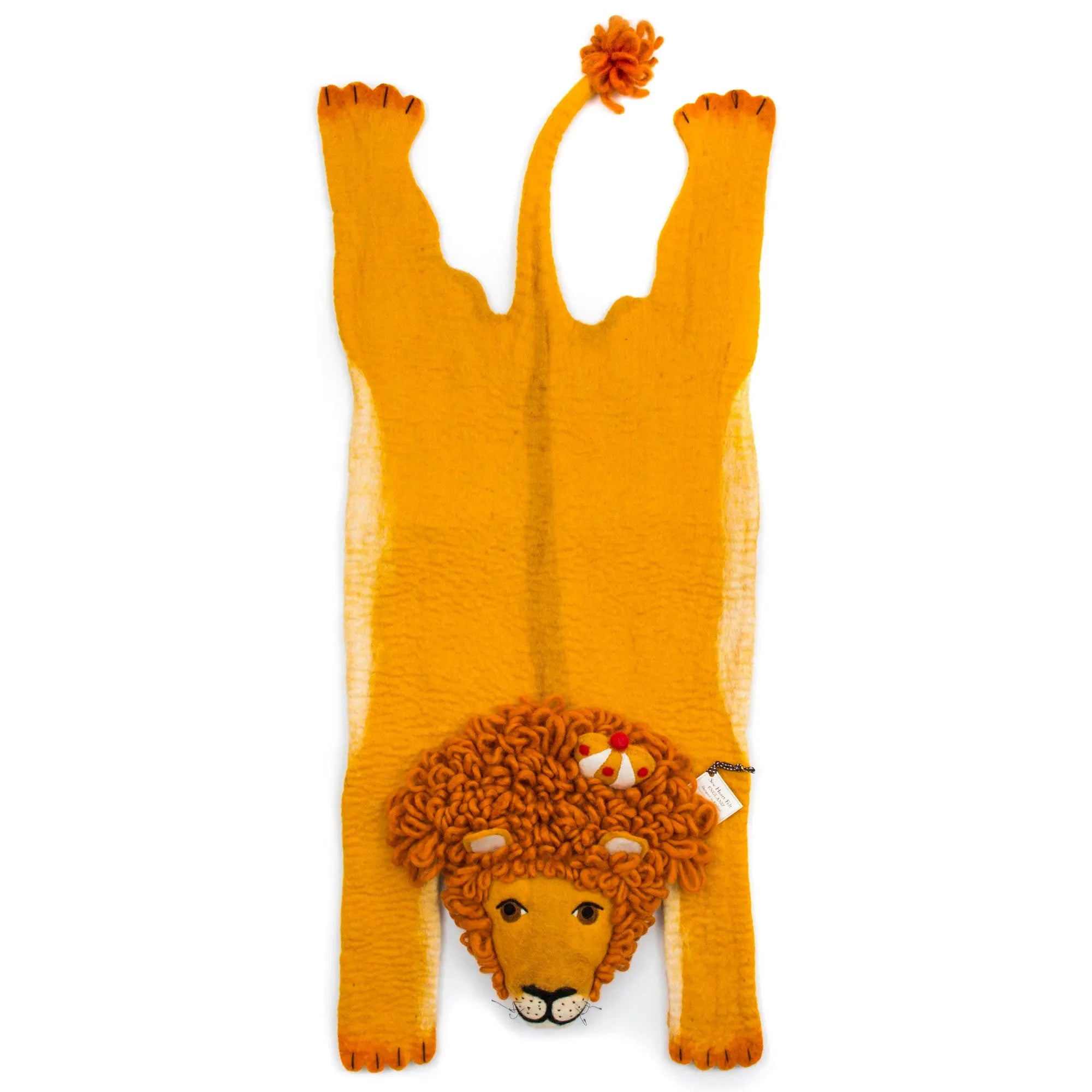 Lillerod Rug Leopold the Lion Rug | Animal Rugs | Sew Heart Felt